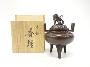 白峰造　銅器　香炉